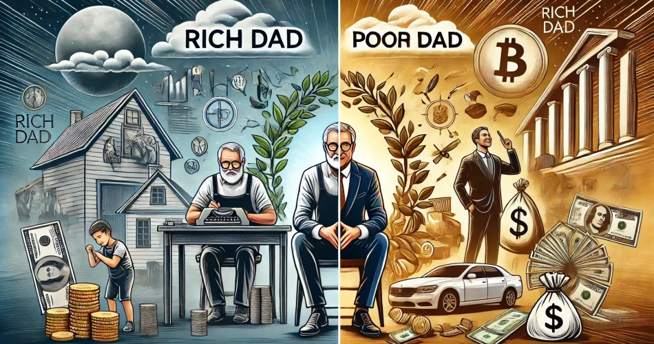 خلاصه و تحلیل کتاب پدر پولدار، پدر بیپول