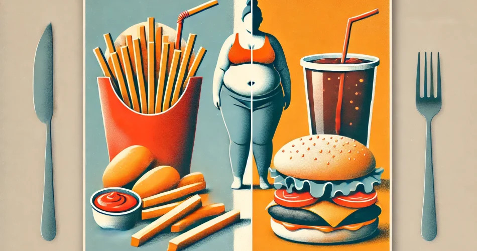 تأثیر فست فود بر چاقی