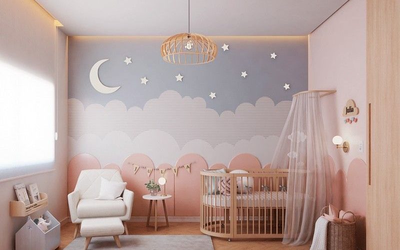 چیدمان دکور اتاق نوزاد