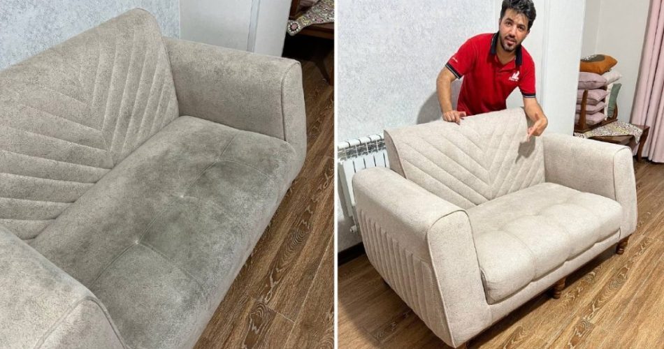 مبل‌ شویی در محل در نور