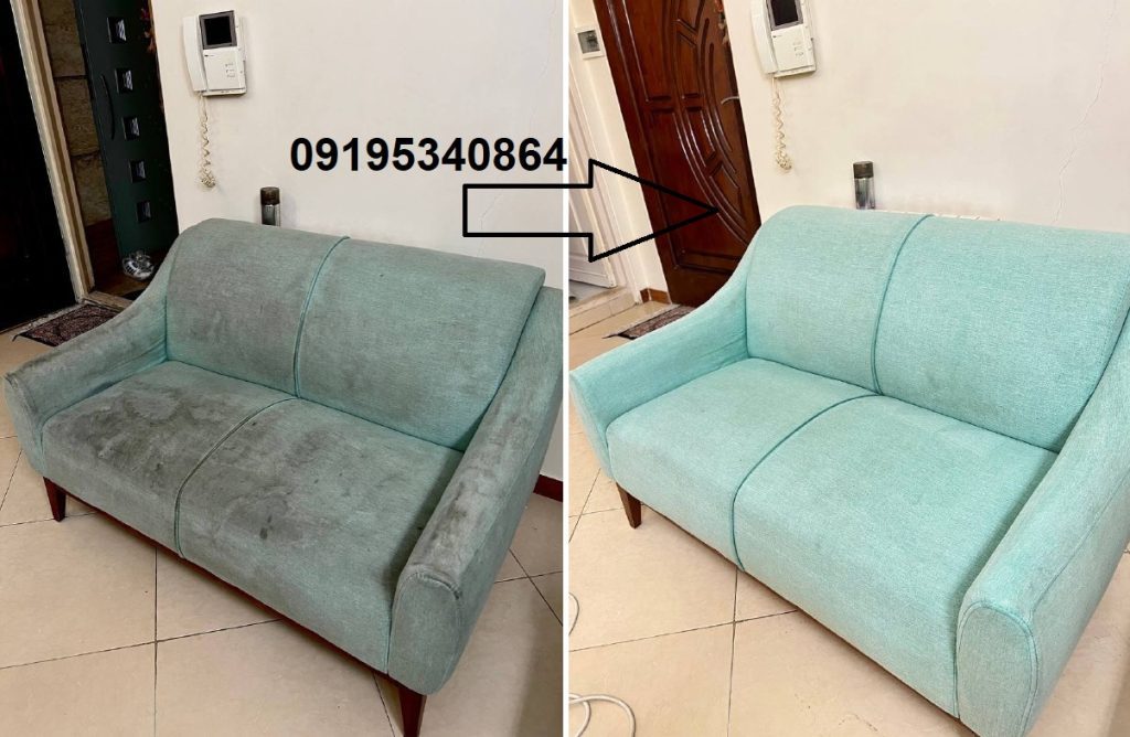 مبل شویی در منزل در نور