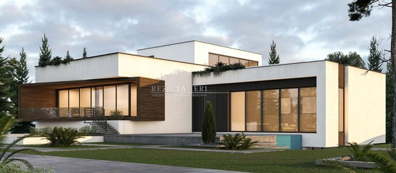 طراحی ویلا لاکچری / ویلا 1000/ طراحی ویلا