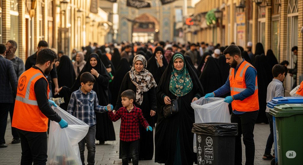 نذری مسئولانه: ۸ راهکار عملی برای حفظ پاکیزگی شهر در ایام محرم