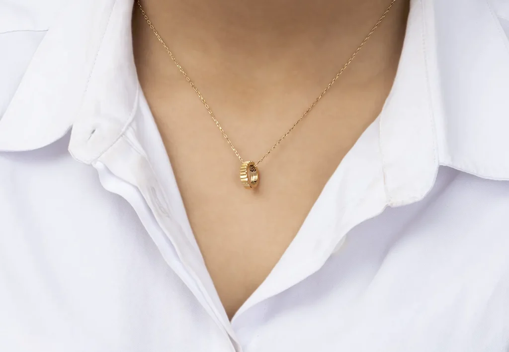 خرید گردنبند طلا زنانه EG