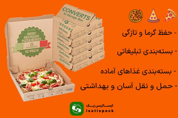 چرا جعبه پیتزا نقش حیاتی دارد؟