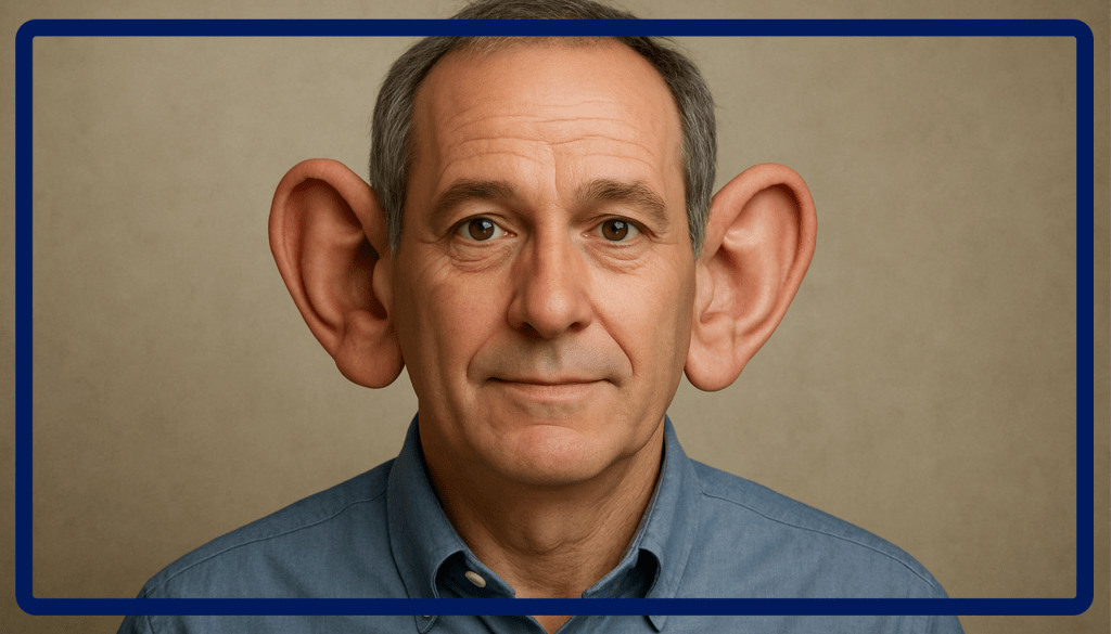 گوش بزرگ نشانه چیست