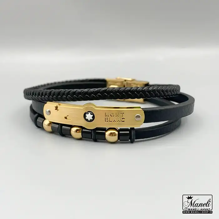 دستبند چرم مردانه