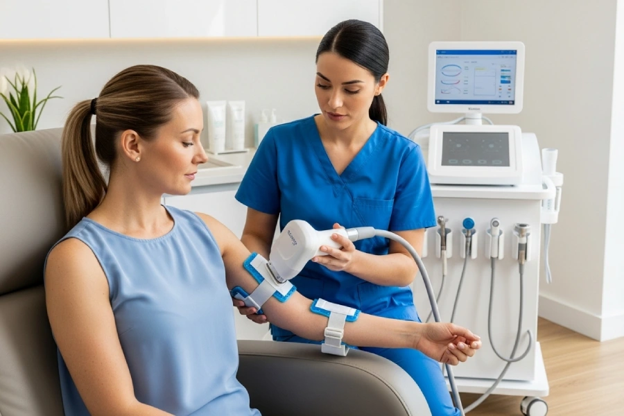 لاغری بازو با دستگاه