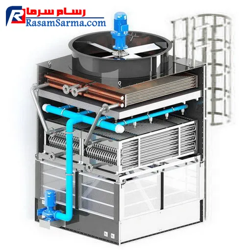 ساختاری برج خنک کننده هیبریدی