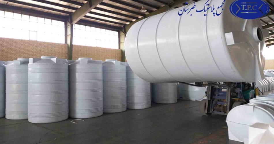 A large white cylindrical container in a warehouse AI-generated content may be incorrect.