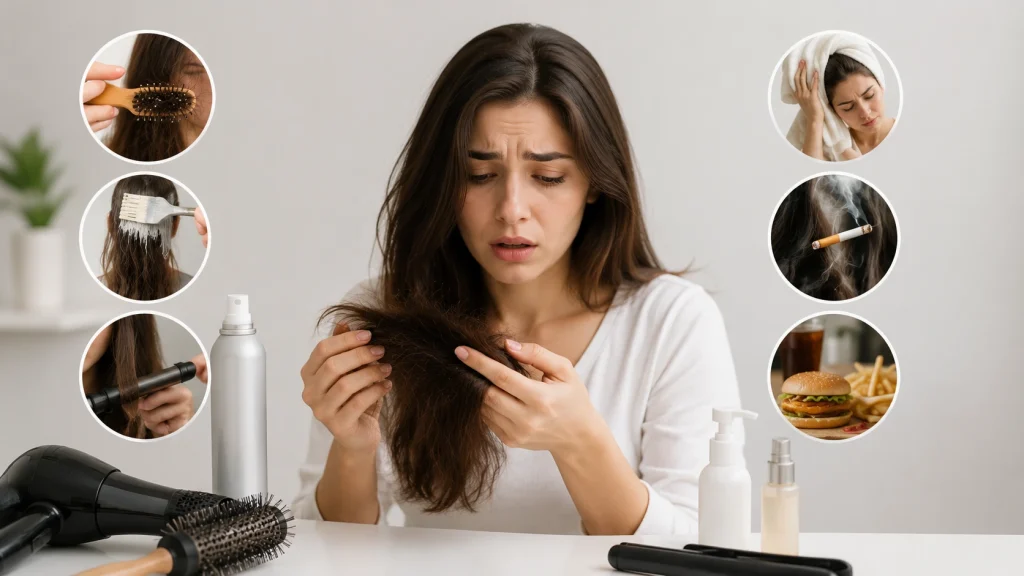 اشتباهاتی که سلامت مو را تهدید میکنند