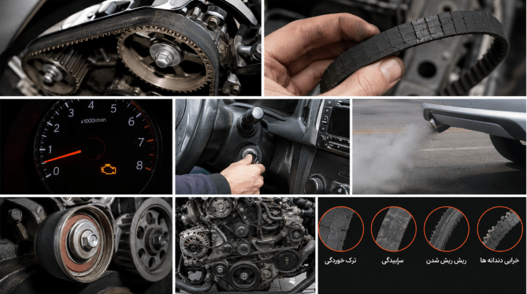 چرا نباید تعویض تسمه تایم را عقب انداخت؟