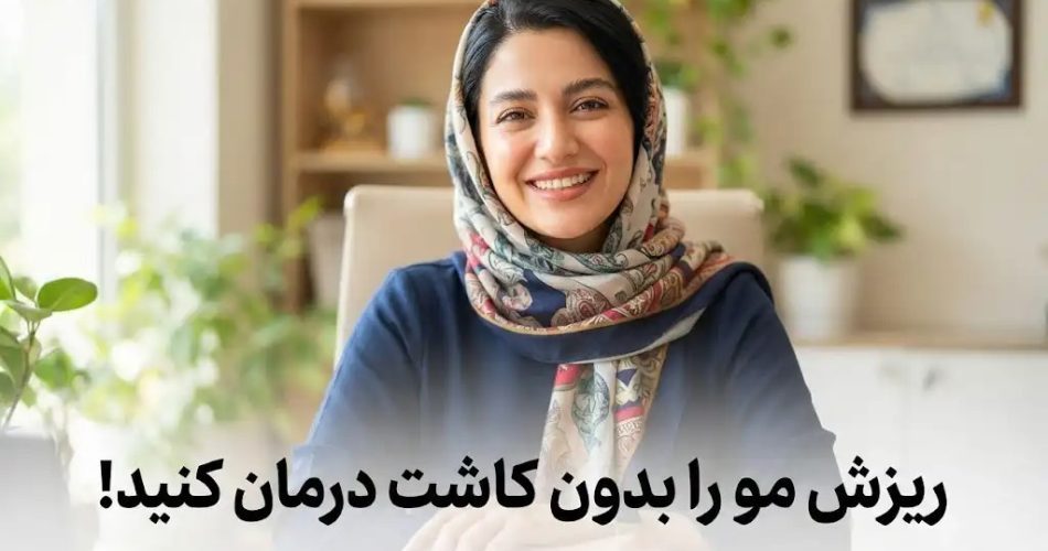 ریزش مو را بدون کاشت درمان کنید!