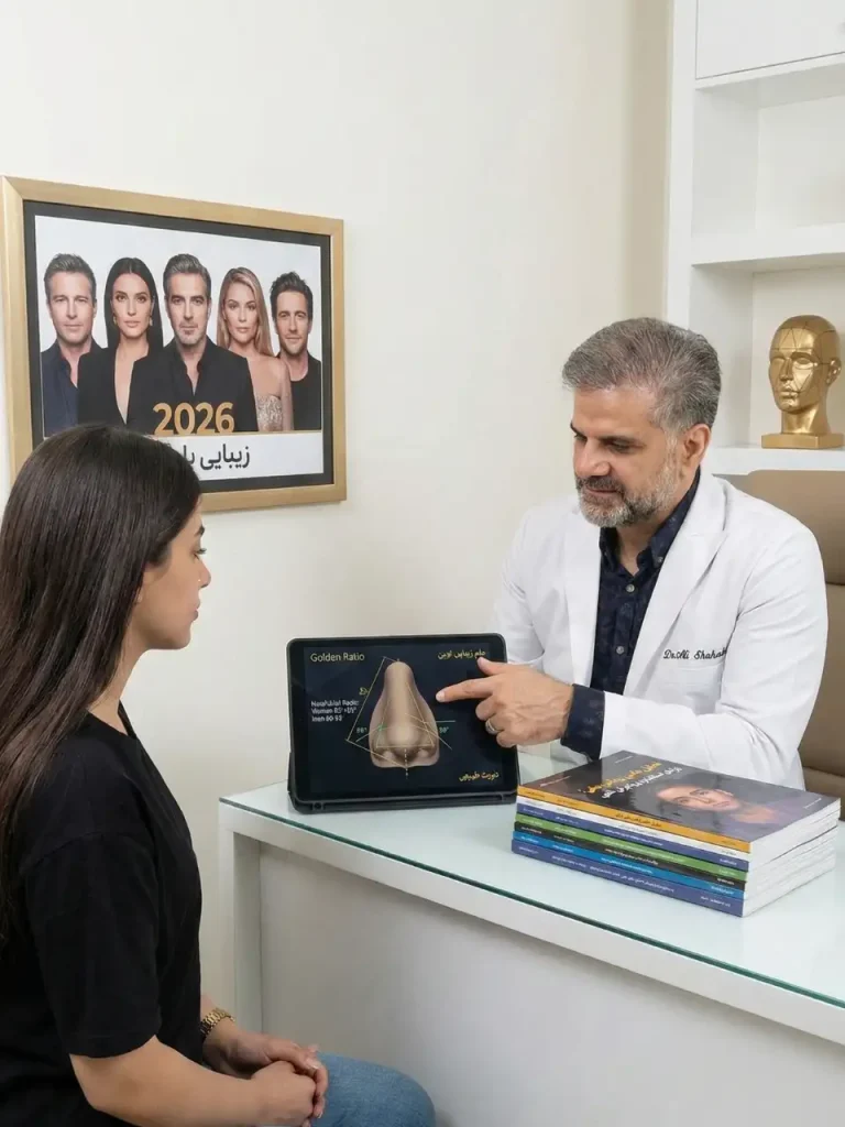 بررسی ساختار و آناتومی بینی گوشتی در جلسه مشاوره