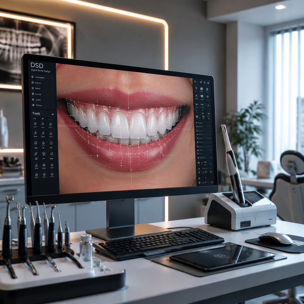 مراحل اجرای طراحی لبخند با سیستم دیجیتال